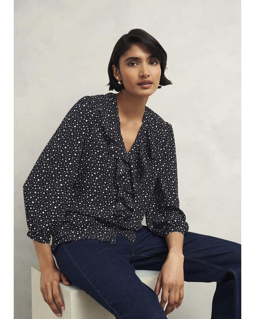 Hobbs Blue May Blouse