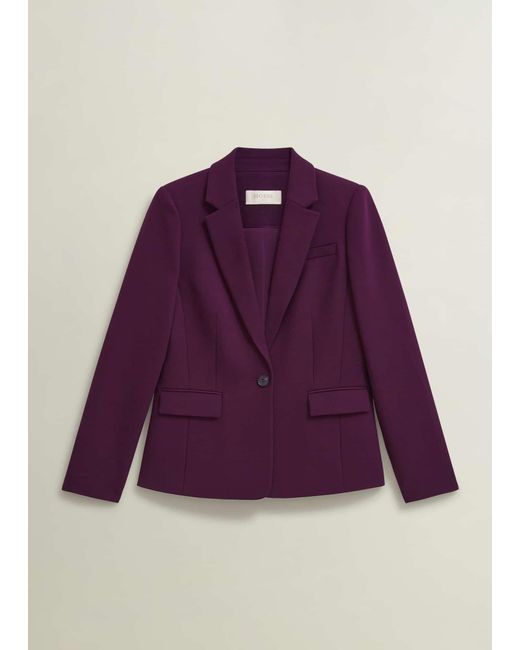 Hobbs Purple Sami Jacket