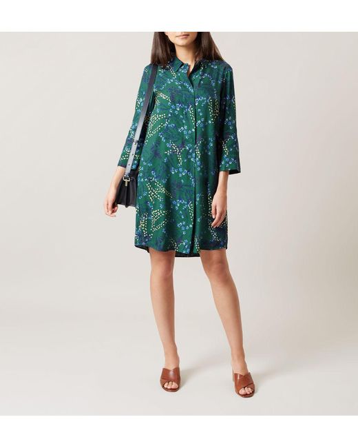 Hobbs Marci Dress in Green Lyst UK