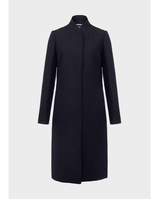 Hobbs Blue Millie Wool Coat