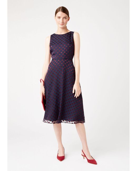 hobbs frances dress navy