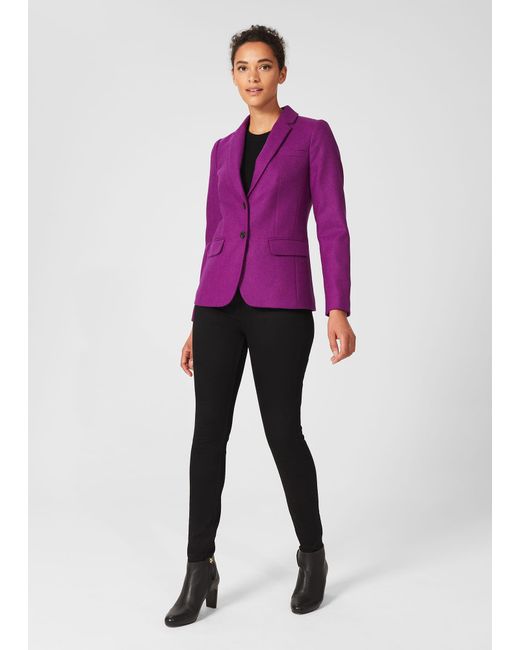 Hobbs Red Jessica Wool Jacket