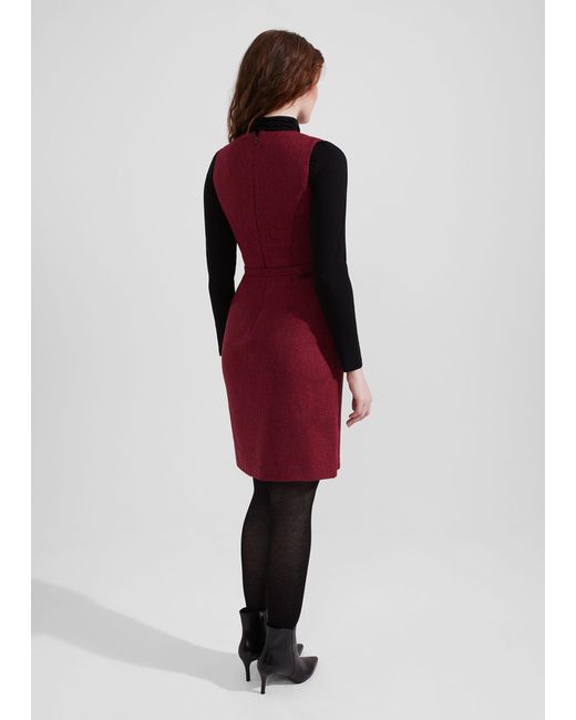 Hobbs burgundy best sale dress