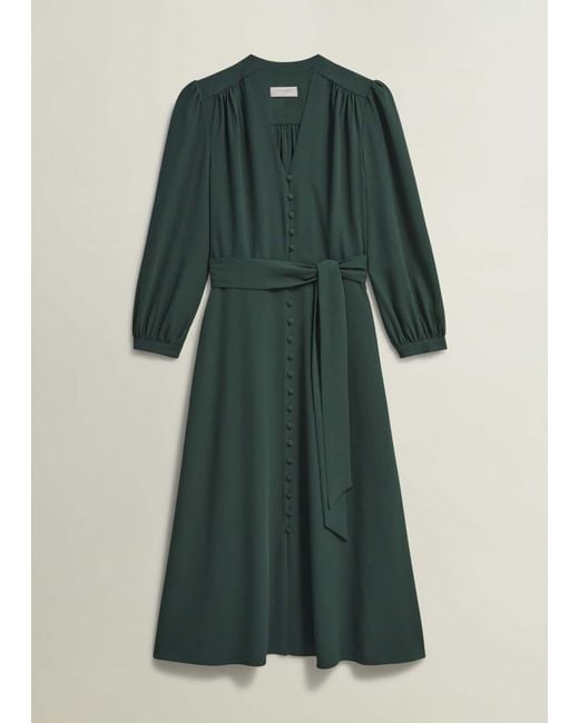 Hobbs Green Magnolia Dress
