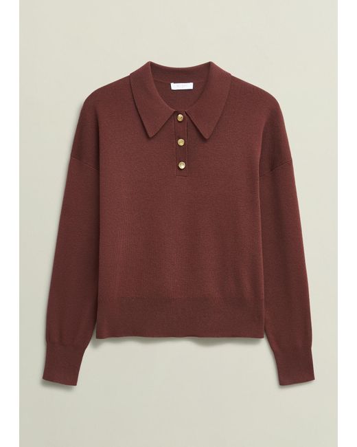 Hobbs Brown Connie Polo Jumper