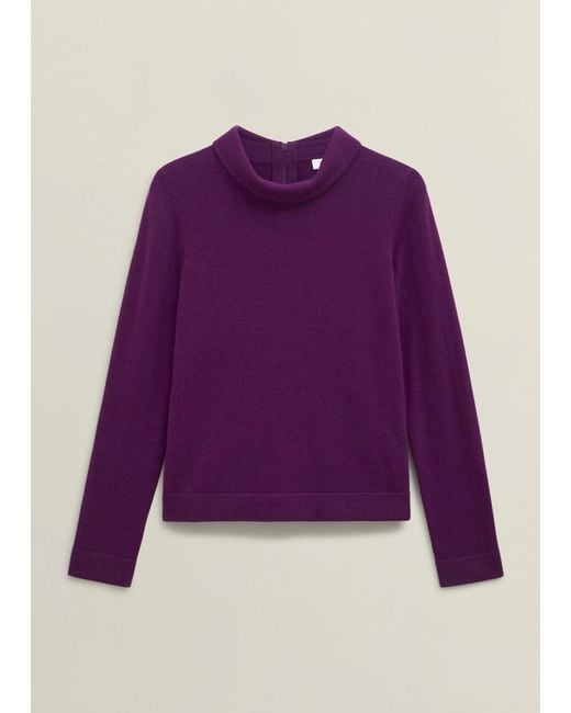Hobbs Purple Tali Jumper