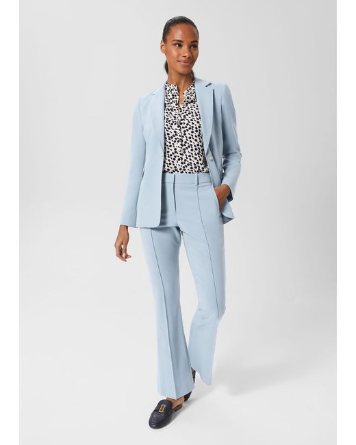 Hobbs Blue Cassia Trousers