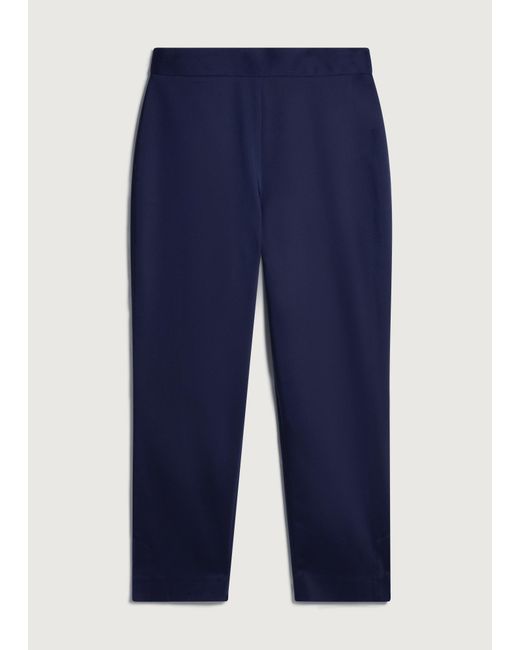 Hobbs Blue Giselle Capri Trousers