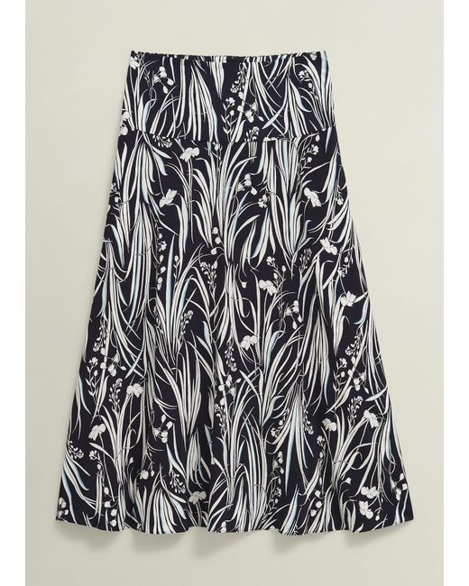 Hobbs White Noemi Skirt