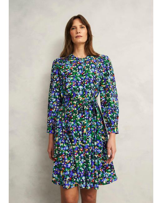 Hobbs Blue Isadora Dress