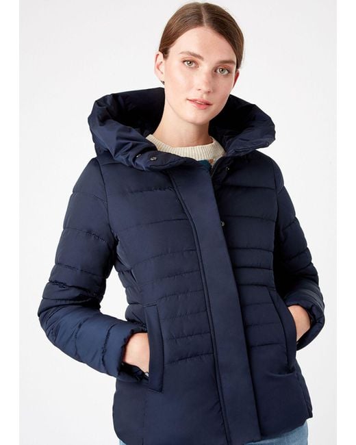 Hobbs Synthetic Lucy Puffer in Navy (Blue) - Save 20% - Lyst