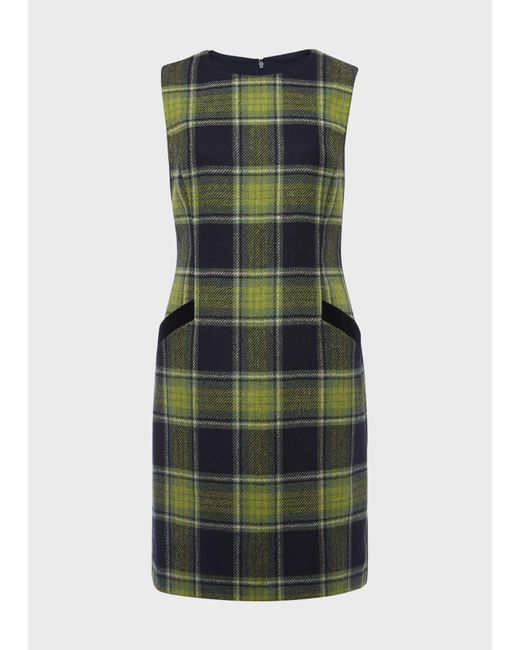 Hobbs Green Amaris Wool Dress