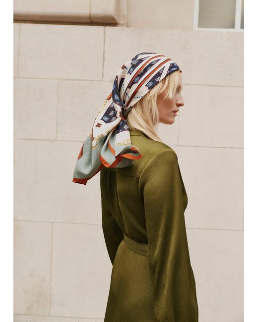 Hobbs Natural Beth Silk Scarf