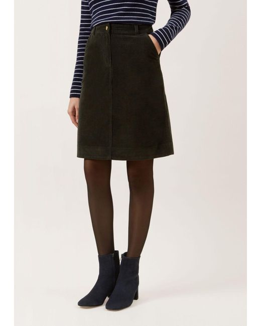 hobbs denim skirt