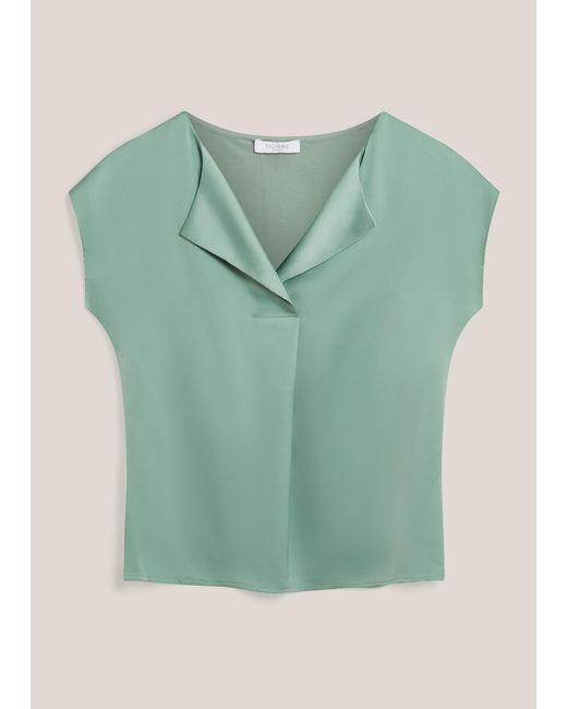 Hobbs Green Sylvie Satin Front Top