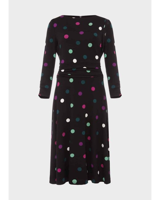 Hobbs Black Roisin Jersey Dress