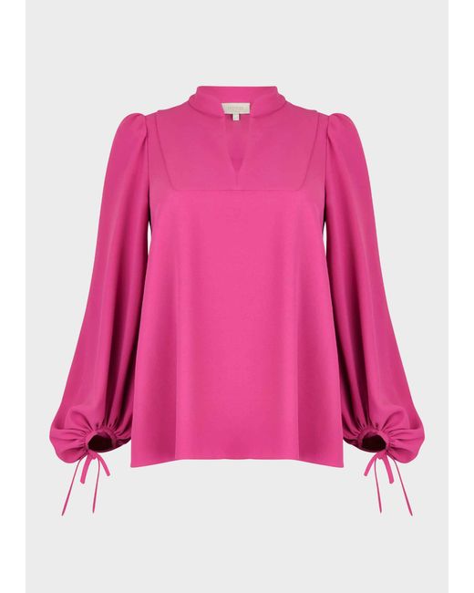 Hobbs Pink Natasha Blouse