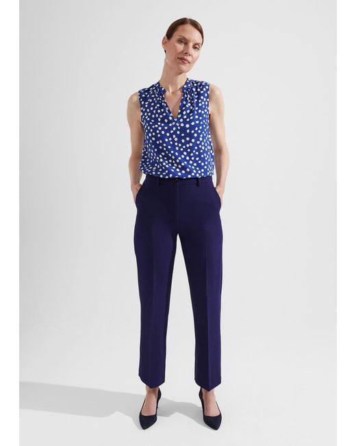 Hobbs Blue Romy Trousers