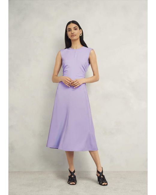 Hobbs Purple Hillier Dress