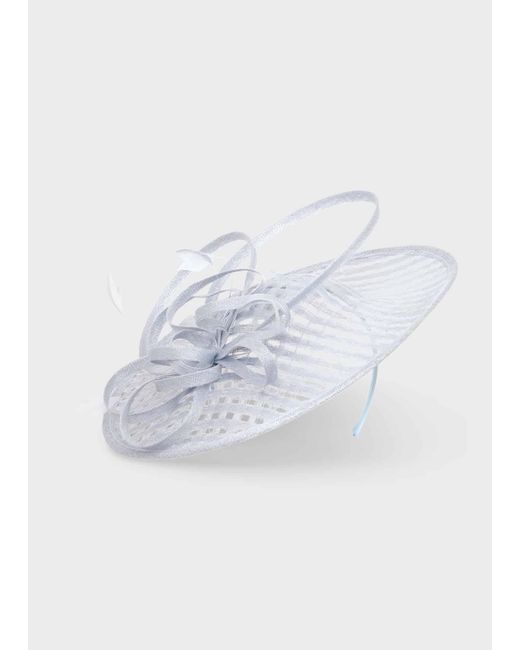 Hobbs White Aurora Fascinator