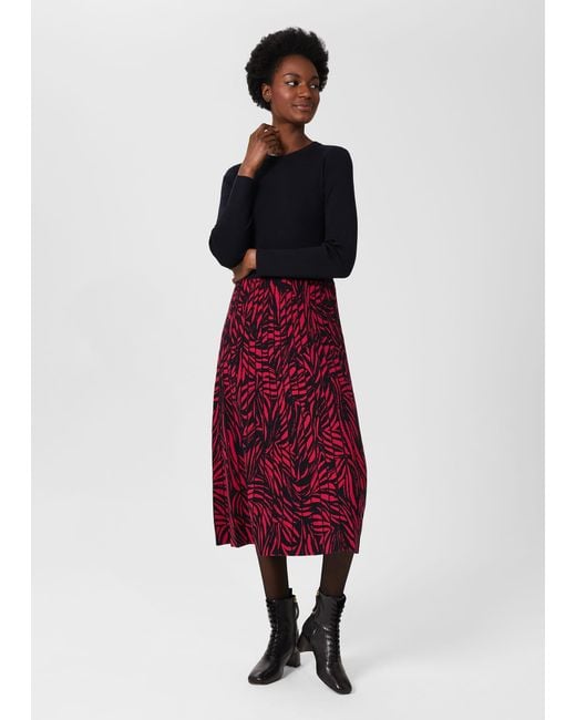 Hobbs Multicolor Harlie Midi Knitted Dress