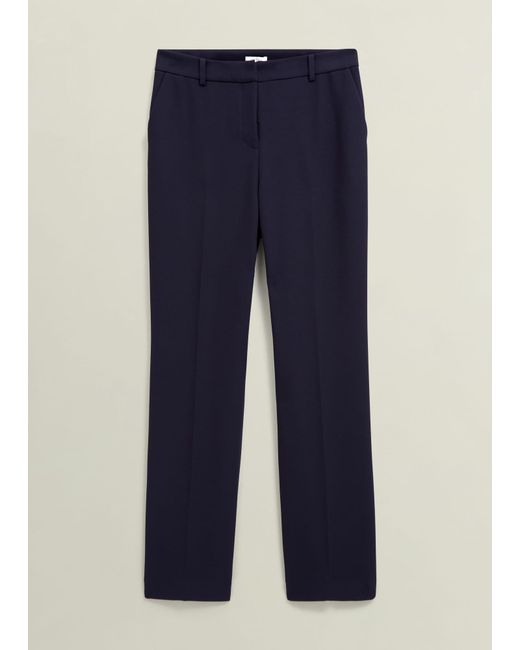 Hobbs Blue Aly Straight Trouser