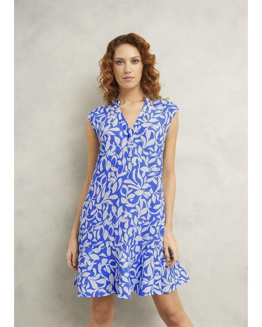 Hobbs Blue Janey Dress