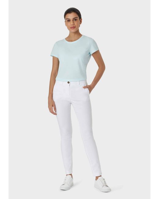 Hobbs White Pavilion Skinny Chino
