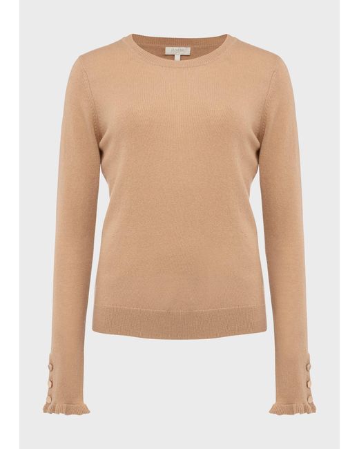 Hobbs Natural Imogen Wool Cashmere Jumper