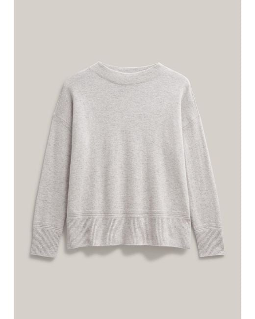 Hobbs Gray Carine Cashmere Jumper