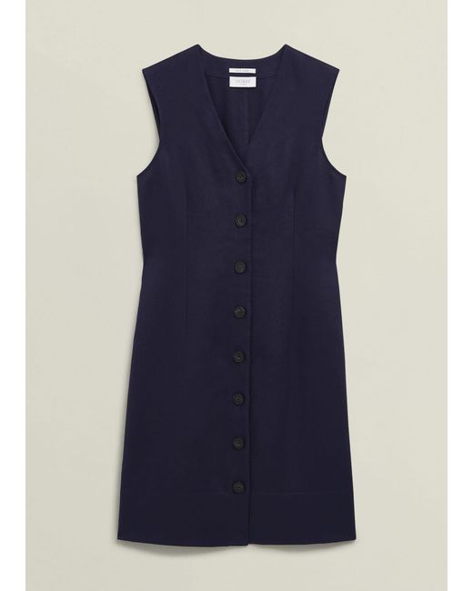 Hobbs Blue Zelia Dress