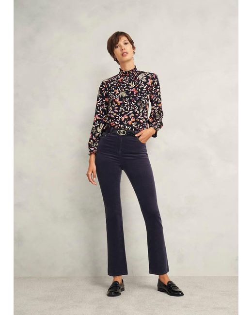 Hobbs White Hampstead Cord Trousers