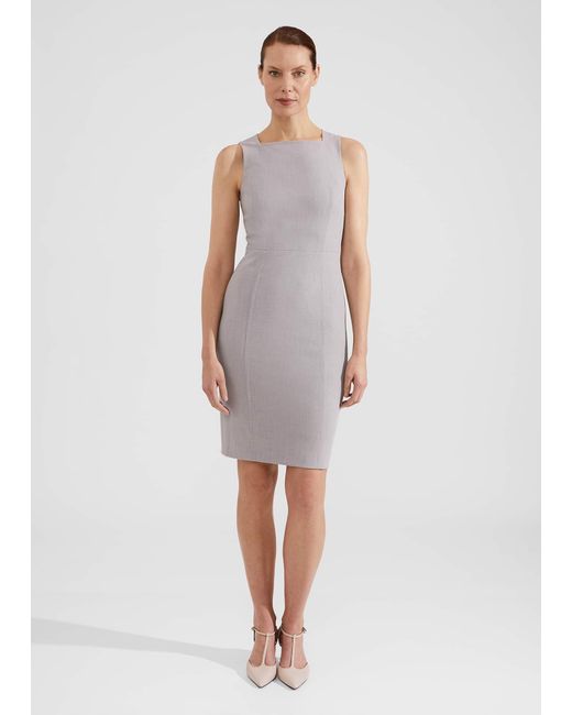 Hobbs White Lauren Dress