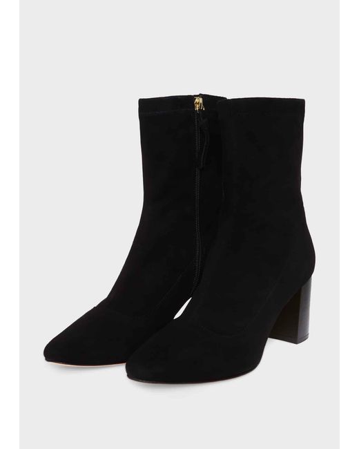 Hobbs Black Zoey Ankle Boots