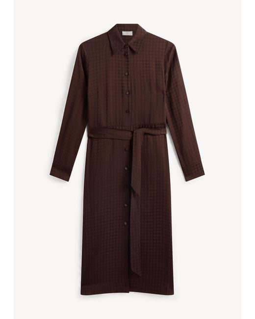 Hobbs Brown Georgiana Shirt Dress