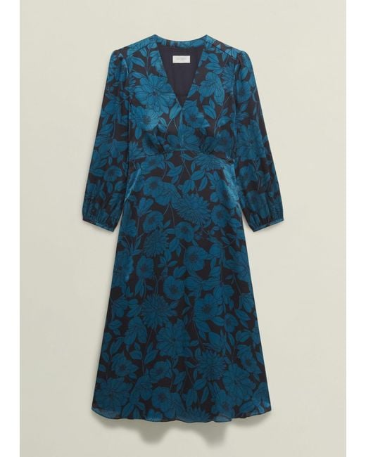 Hobbs Blue Romina Dress