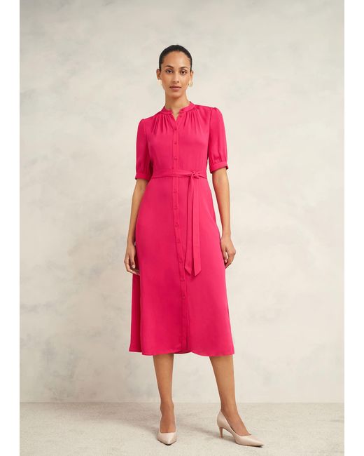 Hobbs Pink Renee Dress