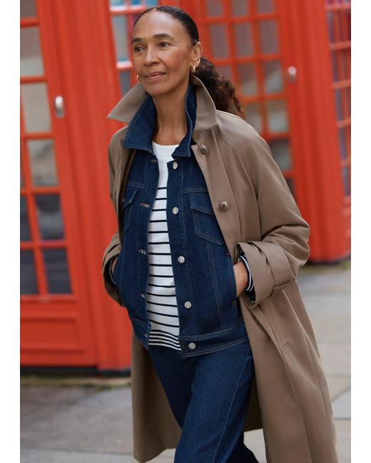 Hobbs Blue Vivienne Denim Jacket