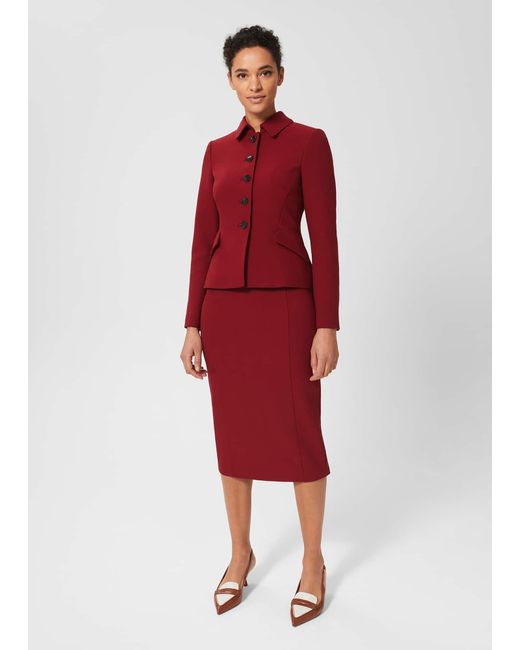 Hobbs Red Becky Jacket