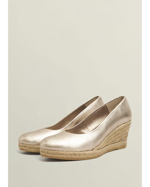 Hobbs Natural Anna Leather Espadrilles