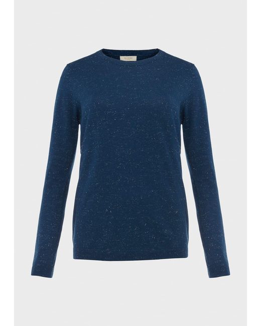 Hobbs Blue Penny Sparkle Jumper