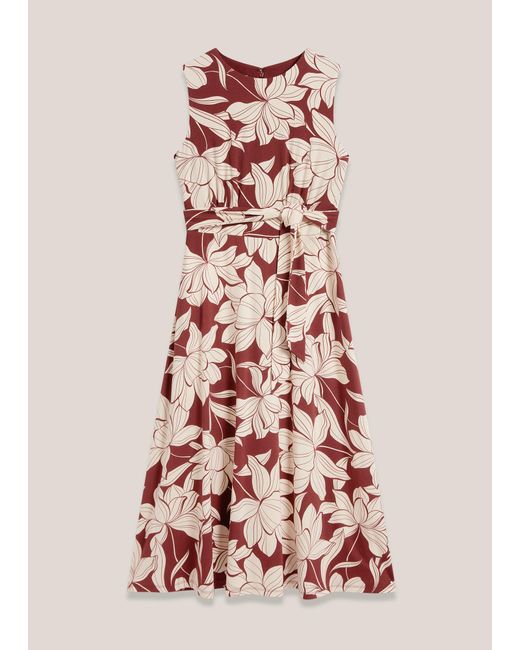 Hobbs Natural Marylise Jersey Dress