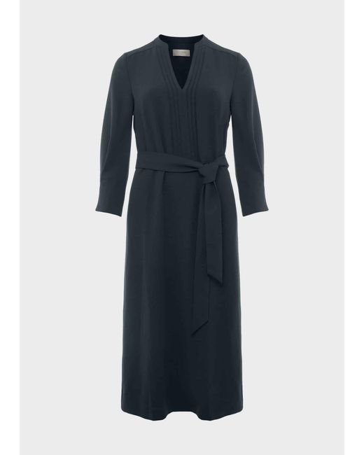 Hobbs Blue Isobel Shirt Dress