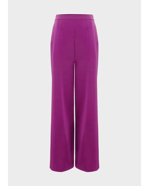Hobbs Purple Venetia Trouser