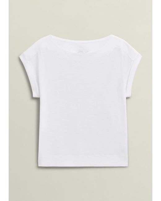 Hobbs Natural Alycia Cotton Slub T-Shirt