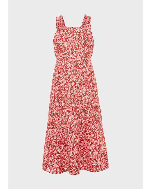 Hobbs Red Tabitha Dress