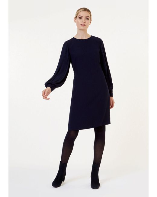 hobbs navy carly dress