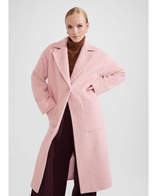 Hobbs Isla Coat in Pink