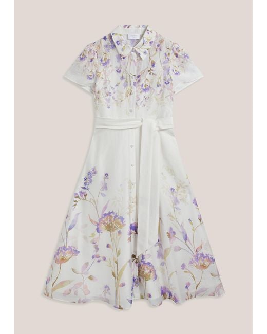 Hobbs Natural Grosvenor Shirt Dress