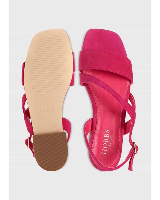 Hobbs Pink Mila Flat Sandal